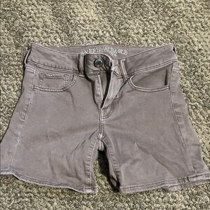 American Eagle Outfitters Women's Taupe Jean Shorts